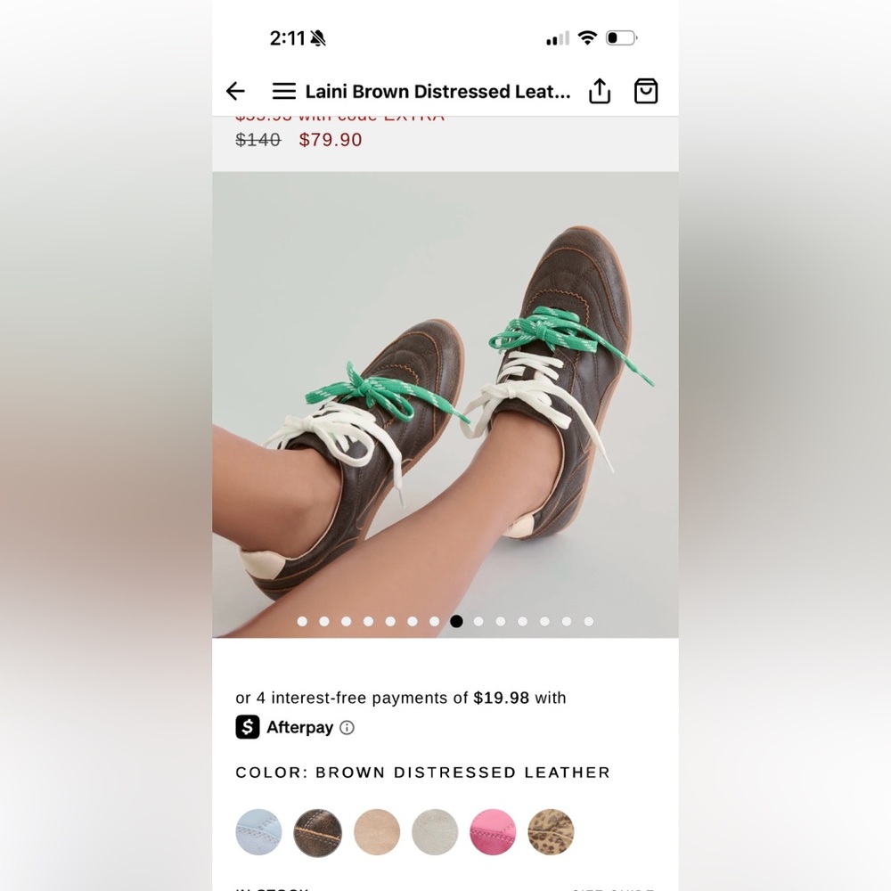 Dolce Vita Liani sneakers size